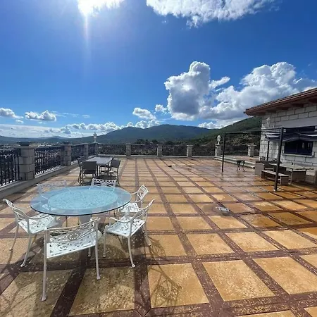 Mansion Con Jacuzzi A 40 Grados, Gran Piscina Y Padel Villa El Tiemblo Exterior photo