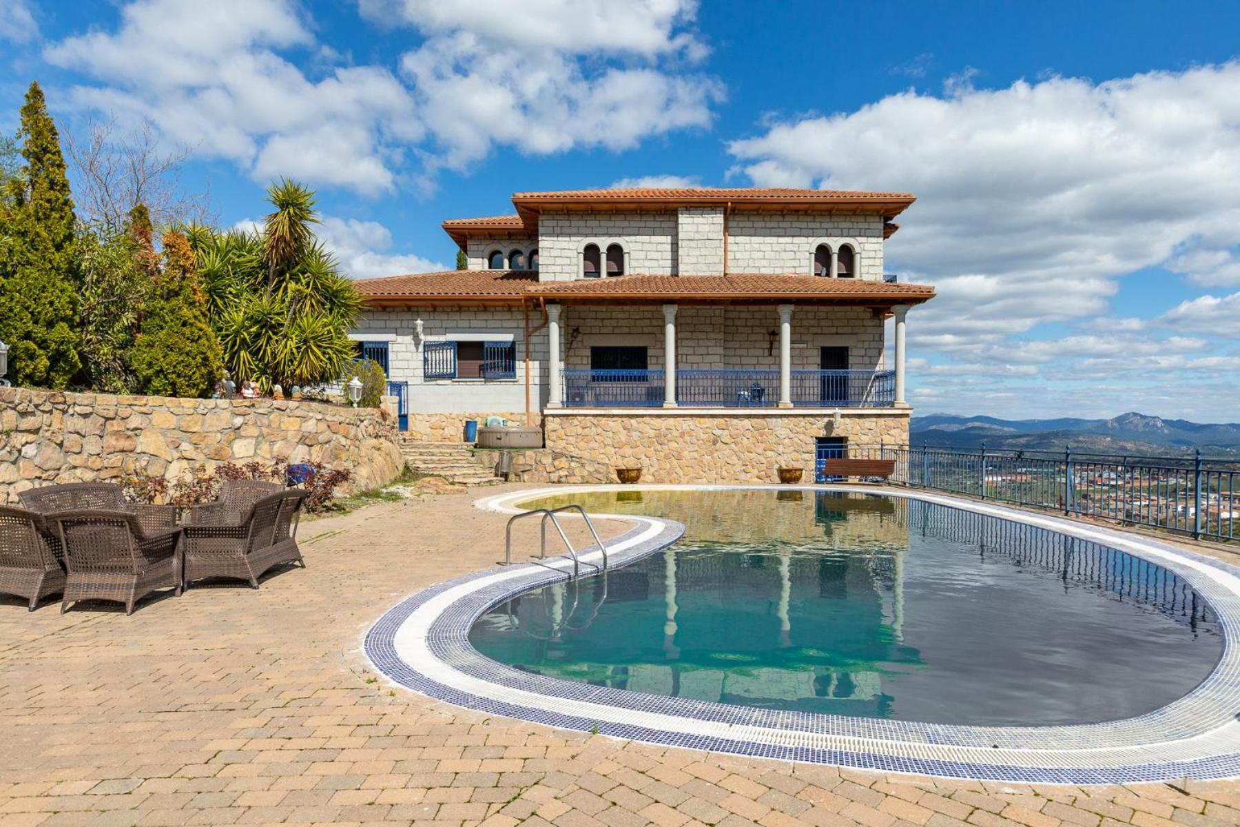 Mansion Con Jacuzzi A 40 Grados, Gran Piscina Y Padel Villa El Tiemblo